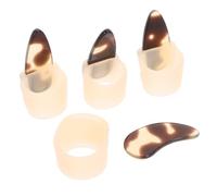 Abaodam Silicone Guzheng Nail Covers for Right Hand Ages Practice Nail Protectors with Ergonomic and Deformation Resistant Accessories for Guzheng Players