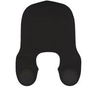 Abaodam Silicone Haircut Neck Cape Waterproof Collar, Easy to Wipe Clean and Forms A Seal on The Neck, for Hairdressing and Cutting, Black Colour, Unisex Design