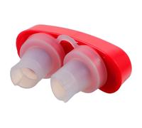 Abaodam Silicone Nose Plug Stopper Device, Flexible Mini Snoring Nose Vent for Breath Support, Red Square Nasal Breathing Aid Suitable for Sleep and Use