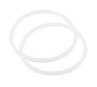 Abaodam Silicone Sealing Ring for Lunch Box Lid, Food Bowl Sealing Gasket Replacement, 11cm Round Reusable Silicone Ring, Leak-Proof Bento Box Accessory for Students and Office Use, 2pcs