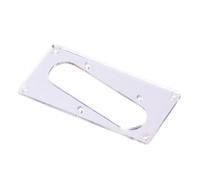 Abaodam Silver Electric Guitar Pickup Mounting Ring Compatible with Single Coil and Humbucker Pickups, Easy to Install Pmma Protective Cover with Pre-drilled Screw Holes and Colour