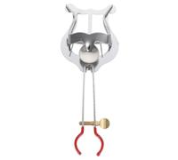 Abaodam Silver Lightweight Iron Sheet Music Clamp-on Holder for Trumpet with Easy to Carry Lyre Mount Suitable for Marching Band Use