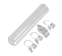 Abaodam Silver Metal Guitar Slide for Electric and Acoustic Guitar String Instruments Solid Handheld Design and Metal Finger Picks, for Performances, Enhancing Fingerstyle Playing