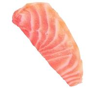 Abaodam Simulated Salmon Slice Artificial Model Lifelike Fish Decoration for Restaurant Display Cooking Props Photography and Home Decor Realistic Fake Food for Culinary Use