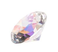 Abaodam Simulation Diamond Model Nail Salon Decor Decorative Crystal Ornament Photography Prop for Home and Workshop Exhibition Large Faceted Design