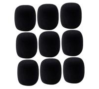 Abaodam Singing 9pcs Microphone Sponge Protective Cover Voice Tube Cover Mic Windscreen