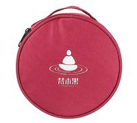 Abaodam Singing Bowl Carrying Case Buddhism Bowl Storage Bag Carry Case Zipper Design for Easy Access