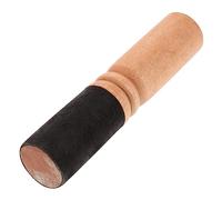 Abaodam Singing Bowl Stick Wooden Mallet 13cm Handmade Sound Bowl Striker Leather Wrapped Handle for Meditation Relaxation and Yoga