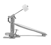 Abaodam Single Drum Pedal Bass Drum Accessory Silver Metal Kick Pedal Replacement Professional Percussion Instrument Part