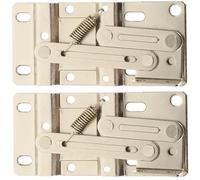 Abaodam Sink Base Tip-Out Tray Cabinet Hinges 2Pcs 45 Degree Flip Down Iron Hinges with Rust Protection for Kitchen Cabinets