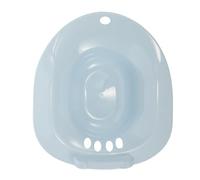 Abaodam Sitz Bath Basin for Toilet Seat with Anti-Spill Overflow and Non-Slip Base Warm Water Postpartum Care Wash Basin for Pregnant Women and Elderly Private Part Cleaning Maternity Hip