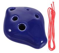 Abaodam Six-Hole Ceramic Ocarina Mini Musical Instrument for Beginners Includes Lanyard and Sheet Music Perfect for Kids and Adults
