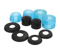 Abaodam Skateboard Bushings and Pivot Cups Set for Longboard Trucks with Blue Plastic and Pu Material, Absorbing Vibrations and Easy Installation, for Outdoor Commutes