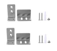 Abaodam Sliding Barn Door Floor Guide Protects Floor from Scratching Bottom Wall Mount Roller Stainless Steel 2pcs and Works Quietly for Industrial Sliding Door Track