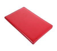 Abaodam Small Magnetic Clipboard File Folder Pu Writing Support Board Red Organize Loose Pages Not Easy to Deform Or Break for Restaurant and Office Use