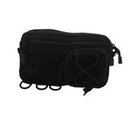 Abaodam Small Medical Pouch Compact Emergency Paramedic Bag for Outdoor Travel Car Home Tear-Resistant Fabric Survival Storage Waist Pack for Quick Access