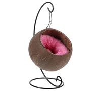 Abaodam Small Pet Nest Hanging Bed with Swing Structure Comfortable Cotton Hammock for Guinea Pigs Hamsters Chinchillas and Small Animals Playful and Easy to Install Random Color