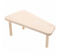 Abaodam Small Pet Plaything Wooden Hamster Platform Climbing Table for Cage Reusable Multi-functional Landscape Supplies Safe Exercise and Balance Trainer for Hamsters and Dwarf Pets