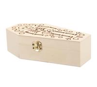Abaodam Small Pet Urn for Ashes Wooden Memorial Cinerary Casket with Handcrafted Engraving, Easy to Carry Beige Keepsake Box for Home or Bag, Suitable for Dogs and Cats
