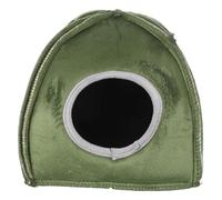 Abaodam Small Pet Warm Nest for Winter - Green Hamster Cave Bed with Windproof Design - Cozy Sleeping House for Hamsters, Guinea Pigs, Sugar Gliders and Small Animals
