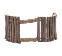 Abaodam Small Pet Wooden Fence Prop 40cm Hamster Teething Chewing Shelter Pen for Small Animals Indoor Use