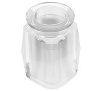 Abaodam Small with Aluminum or Silver, Decorative Candlestick Design Crystal Cinerary Casket for Ashes Alloy Memorial Urn Pet Dog Cat Suitable Living Room or Fireplace Display