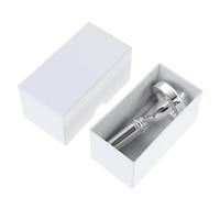 Abaodam Smooth French Horn Mouthpiece Practice Tool Silver Horn Accessory for Beginners and Classical Band Performance