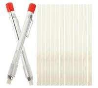 Abaodam Soapstone Welding Pens with Replaceable Refills and Anti-slip Grip Holder, Copper and Iron Material for Welding and Boat Marking on Castings and Steel