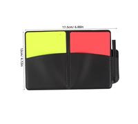 Abaodam Soccer Referee Kit Thick Red Yellow Cards with Notebook and Pencil Complete Set for Officiating Football Rugby Referee Equipment for Organized Game Management