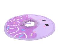 Abaodam Soft Adjustable Protective Cat Neck Cone Collar for Small Dogs and Kittens, Anti-Lick and Anti-Bite Collar, Purple M Size for Post-Surgery Wound Care