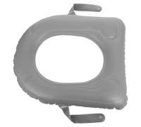 Abaodam Soft PVC Inflatable Toilet Seat Cushion with Suction Cups Raised Commode Pad for Adults Elderly Support Bathroom and Travel