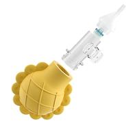 Abaodam Soft Silicone Newborn Nasal Aspirator Nose Cleaner for Manual Suction Control Ergonomic Grip Washable and Reusable Newborn Essential for Gentle Nasal Mucus Removal