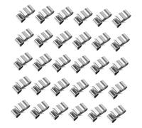 Abaodam Solar Photovoltaic Cable Clips Wire Rope Clip 50 Pcs Stainless Steel Easy Installation Tool-Free Disassembly for Solar Panels and Bracket Rails