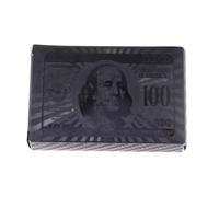 Abaodam Solid Black Playing Cards Poker Deck with Creative Pattern Material and Hand Feel for Board Games Family Gatherings Office Fun and Secure Game