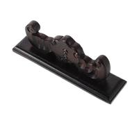 Abaodam Solid Wood Bamboo Flute Display Rack for Two Flutes Stable Desktop Holder with Artistic Traditional Design Secure Storage Stand and Practical Organizer for Music Practice and