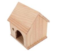 Abaodam Solid Wood Hamster Hideout Guinea Pig House Small Animal Shelter Hideaway for Hamster Cave Guinea Pig Houses