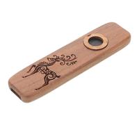 Abaodam Solid Wood Kazoo Beginner Flute Wooden Kazoo for Adults Musical Wind Instrument for Music Rhythm Musical Instruments for Parent-boy Girl Game Sessions