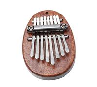 Abaodam Solid Wood Water Drop Thumb Piano Eight Keys Mini Thumb Piano Portable Wooden Kalimba Simple Musical Instrument for Hand Playing for Musical Performances