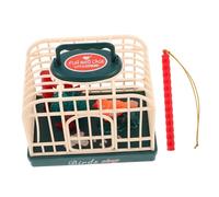 Abaodam Sound Activated Bird with Cage Interactive Chirping Bird Model Realistic Sounds Movements for Outdoor Playtime Easy to Use for Eye Catching Design