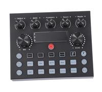 Abaodam Sound Card Computer Internal Sound Card for Dj Mixer External Use Music Mixer for Live Streaming and Performance