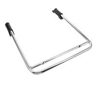 Abaodam Space-Saving Stainless Steel Footrest Rack for Office Desk Chair with One-piece Design Silver Foot Rest Under Table Support