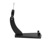Abaodam Spanish Ham Stand Wooden Ham Holder for Home and Barbecue Use Black Plastic Material Easy to Clean Easy to Remove Features