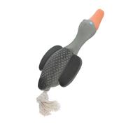 Abaodam Speak Goose Dog Toy Squeaky Latex Chew Toy for Puppy Interactive Play Tug War Soft Medium Small