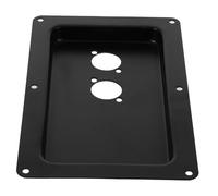 Abaodam Speaker Rear Panel Durable Metal Coupler Plate for Loudspeaker Boxes for Stage Theater Conference Audio Setup Streamlined Installation and Quick Connectivity