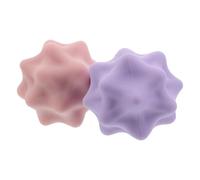 Abaodam Spiky Fascia Balls 2Pcs High-Elasticity Silicone for Foot Arch Training and Deep Tissue Therapy Portable Muscle Relief Massage Tool for Yoga and Pilates