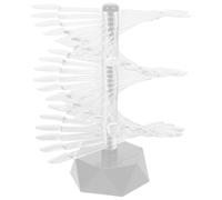 Abaodam Spiral Nail Tips Display Stand 60 Pcs Acrylic Nail Art Stand and Display with Unique Simple Delicate Design for Salon and Home Use