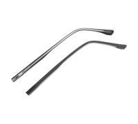 Abaodam Spring Eyeglass Temple Arms Replacement Pair, Black Eyewear Frame Legs Spare Parts for Glasses and Sunglasses Repair, Universal Eyeglass Frame Temple Accessory for Vision Care