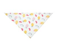 Abaodam Spring Pet Bandana Triangle Scarf for Dogs Cute Pineapple Print for Parties Weddings and Daily Wear for