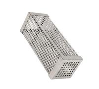 Abaodam Square Bbq Pellet Smoker Tube Stainless Steel Smoking Tube for Cold and Hot Smoking for Gas Bbq and Outdoor Cooking Compatible with Various Pellets