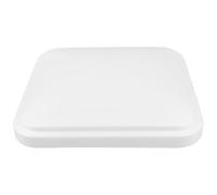 Abaodam Square Ceiling Light Shade White PVC Flush Mount Light Cover for Dining and Bathroom Use with Optimal Light Diffusion and Minimalist Design